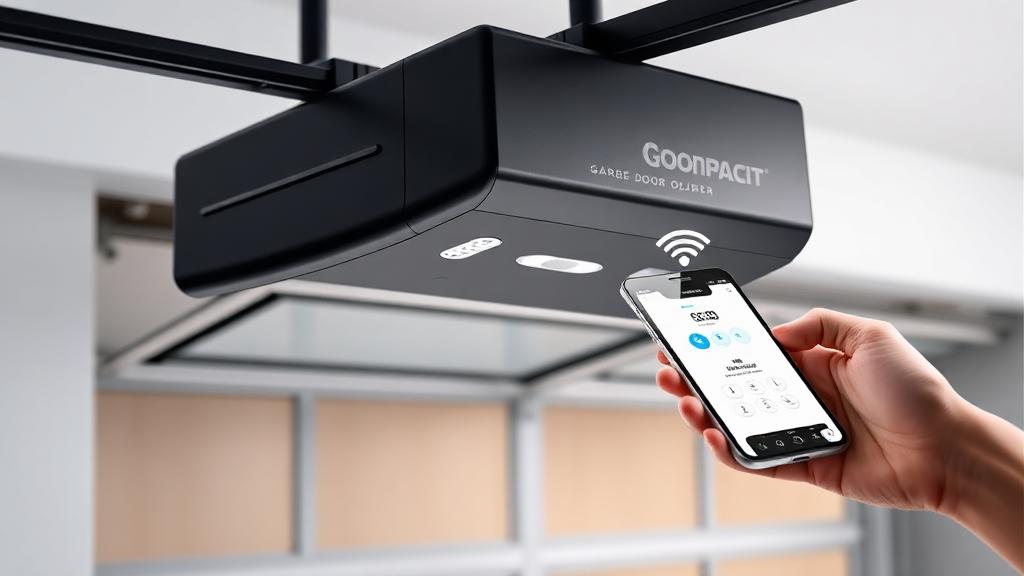 Smart garage door opener with WiFi connectivity